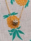 Fashion 01023gz A New Type Of Needle Necklace Copper Inlaid Zirconium Geometric Necklace