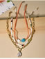 Fashion White Geometric Rice Beads Beaded Necklace