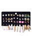 Fashion Color Alloy Snowflake Butterfly Rainbow Pearl Earring Set