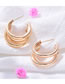 Fashion Eh0042-1 Metal Irregular Geometric Stud Earrings