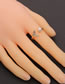 Fashion Gold Copper Diamond Butterfly Pearl Open Ring