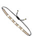 Fashion Mi-b190544b Geometric Diamond Bracelet Drawstring Bracelet