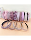 Fashion Pink Velvet Pearl Steel Ball Knotted Headband Fabric Velvet Pearl Steel Ball Knotted Headband