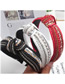Fashion Wine Red (customized For Large Quantities) Diamond Pearl Sequins Knotted Wide-brim Hair Band