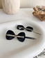 Fashion Large-black Acrylic Bow Hairpin
