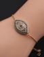 Fashion Cb0293cx+box Chain Copper Inlaid Zirconium Eye Bracelet