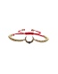 Fashion Cb0291cx+box Chain Gold-plated Copper And Diamond Moon Eye Bracelet