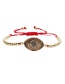 Fashion Cb0284cx+copper Bead Red String Copper Inlaid Zirconium Eye Bracelet