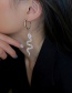 Fashion Gold Alloy Diamond Serpentine Earrings