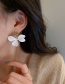 Fashion Blue Flower Asymmetric Earrings