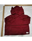 Fashion Red Hooded Drawstring Sweatshirt