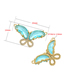 Fashion White Copper Diamond Butterfly Diy Accessories
