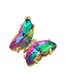 Fashion Color Copper Diamond Butterfly Diy Accessories