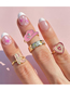 Fashion Letter Alloy Dripping Letter Ring