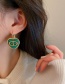 Fashion Green Alloy Letter Love Ear Ring