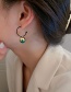 Fashion Green Alloy Geometric Strawberry Earrings