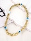Fashion Br025-a Copper Beads Beaded Eye Bracelet