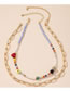 Fashion X822-chain Alloy Geometric Chain Necklace