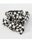 Fashion Checkerboard Folds Fabric Checkerboard Pleated Broad-side Headband