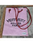 Fashion Pink Alphabet-print Canvas Large-capacity Shoulder Bag