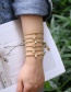 Fashion Br162-10 Copper Beads Beaded Geometric Bracelet