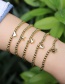 Fashion Br162-6 Copper Beads Beaded Geometric Bracelet