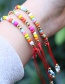 Fashion Color Colorful Rice Beads Copper Beads Beaded Bracelet