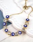 Fashion Set Br086 Copper Inlaid Zirconium Eye Claw Chain Copper Beads Beaded Bracelet Set