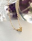 Fashion 2# Alloy Peach Heart Necklace