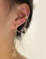 Fashion 4# Alloy Geometric Leaf Chain Ear Bone Clip