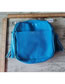 Fashion Blue Pu Square Crossbody Bag