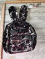 Fashion Black Sequin Rabbit Ears Large Capacity Backpack