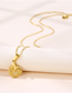 Fashion Gold Titanium Steel Fishtail Necklace