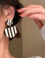 Fashion Stripe Alloy Geometric Stripe Stud Earrings