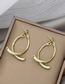 Fashion Gold Alloy Geometric Cross Line Earrings