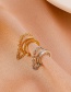 Fashion Gold Metal Chain Single Ear Bone Clip