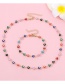 Fashion Love Color Eye Necklace Resin Color Love Eyes Smiley
