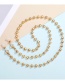 Fashion Pearl Crystal Glasses Chain Irregular Pearl Halterneck Glasses Chain
