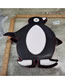 Fashion Black Pu Cartoon Penguin Messenger Bag