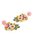 Fashion Color Mixing Alloy Inlaid Fancy Diamond Owl Earrings