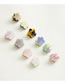 Fashion Small White Flowers Acetate Blooming Flower Clip