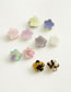 Fashion Gray Flower Acetate Blooming Flower Clip