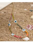 Fashion Color Color Rice Beads Beaded Round Eyes Mobile Phone Strap