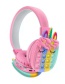 Fashion Pink Unicorn Silicone Push Unicorn Wireless Headset