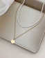Fashion 1# Alloy Portrait Round Brand Pearl Beaded Multilayer Necklace
