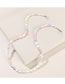 Fashion Lake Blue Cartoon Star Pearl Glasses Chain