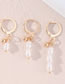 Fashion Gold Color Irregular Pearl Geometric Earrings