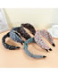 Fashion Navy Floral Double Knotted Headband