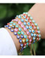 Fashion Color Copper Dripping Eye Pull Bracelet
