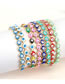 Fashion Blue Copper Dripping Eye Pull Bracelet